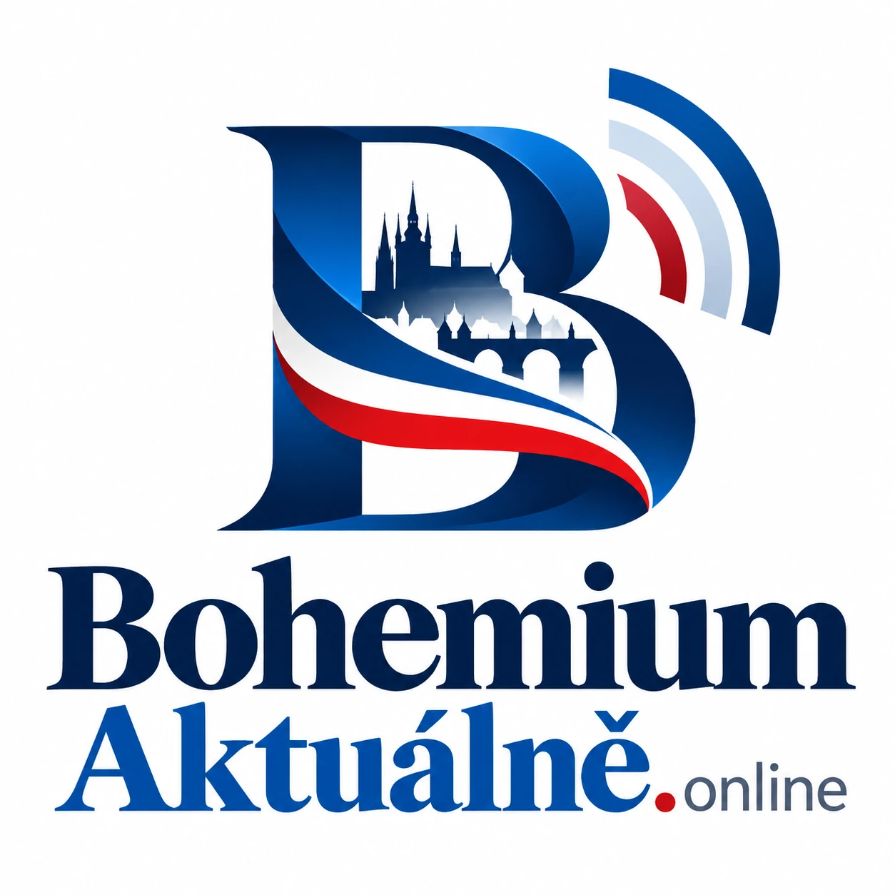 Bohemium Aktuálně – originální logo portálu